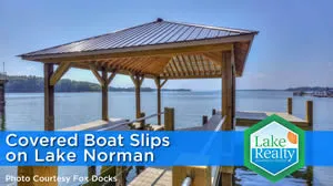 Lake Norman Boat Slips: Can you cover them?